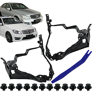 Par de Suporte Garra Acoplamento Farol C180 C200 C250 2012/2014