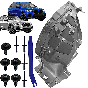 Capa Roda Parabarro Diant. Bmw X5 2019 2020 2021 2022 2023 2024