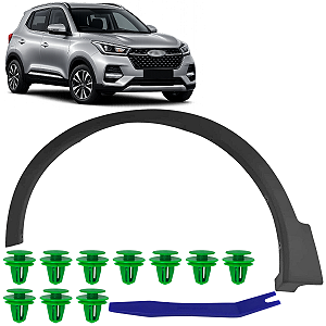 Alargador Moldura Paralama Diant P/ Chery Tiggo 5x 2019/2026