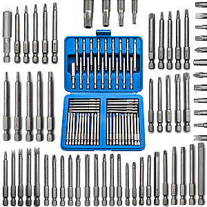 Bits Jogo 50 Ponteira Aço Parafusadeira Sextavado Torx Ima