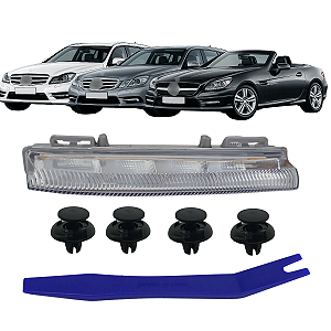 Luz De Led Farol De Milha Dianteiro Classe C E Slk 2007/2016