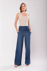 Calça Layla Flare Jeans Malha 