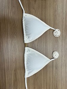TOP BIQUINI CORTININHA NA COR OFF | REF 404A