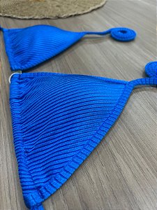 TOP BIQUINI CORTININHA NA COR AZUL BIC | REF 404IC