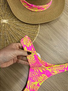 CALCINHA BIQUINI ASA DELTA FIO DUPLO ESTAMPADA | REF. 307EA