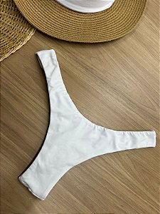 CALCINHA BIQUINI ASA DELTA FIO DUPLO NA BRANCA | REF. 307G