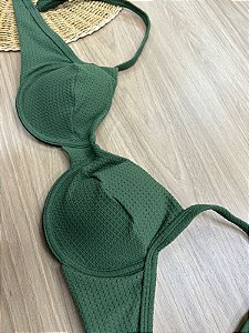 TOP BIQUINI RETRO SEM ACESSÓRIO NA COR VERDE | REF415B