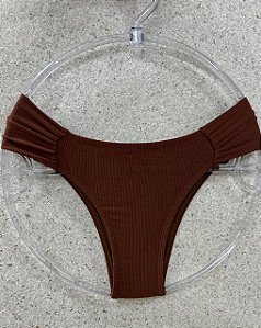 CALCINHA BORBOLETA BIQUINI INTEIRA NA COR MARROM | REF. 5113M