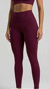 CALÇA FITNES NA COR VINHO | REF 50013V