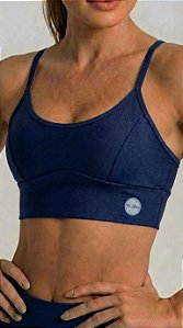 TOP DE ALÇA FITNES NA COR AZUL MARINHO | REF 50028A