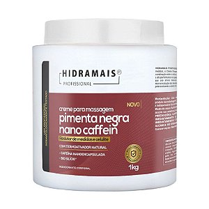 Creme Pimenta Negra Nano Caffein 1kg Hidramais