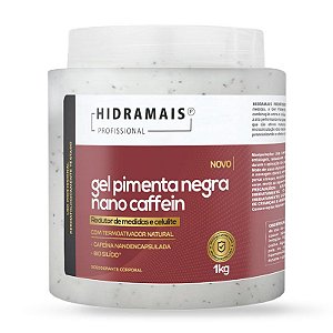 Gel Pimenta Negra Nano Caffein 1kg Hidramais