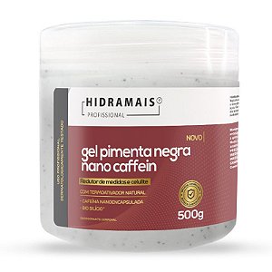 Gel Pimenta Negra Nano Caffein 500g Hidramais