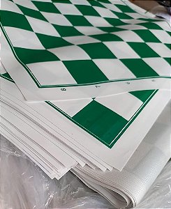 Tabuleiro de Xadrez Flexível Verde e Branco - A lojinha de xadrez