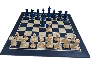 Tabuleiro de Xadrez MDF MP Luxo + Peças Rei 8.6cm [Sob encomenda: Envio em  20 dias] - A lojinha de xadrez que virou mania nacional!