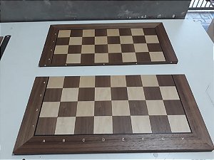 Tabuleiro de Xadrez Ébano Clássico 40x40cm: Escolha com ou sem peças [Sob  Encomenda: Envio em 45 dias] - A lojinha de xadrez que virou mania nacional!