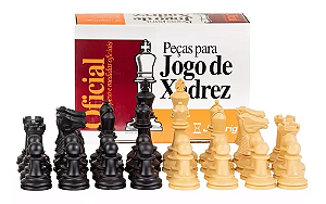 Peça avulsa para jogo de xadrez: Reposição do modelo escolar Rei 8.6cm