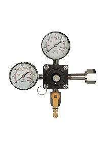 Regulador de CO2 1 via - Com manômetro (Pro)