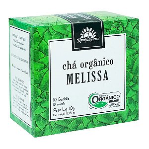 Chá de Melissa Orgânico (10 Sachês) - Kampo de Ervas