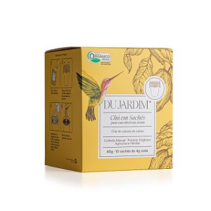 Drip tea - Chá de cascas de cacau em sachês - Orgânico 40g