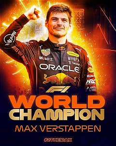 Pôster Max VERSTAPPEN World Champion 2022