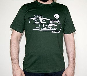 Camiseta - A Maior Ultrapassagem de Todos os Tempos - Verde Militar