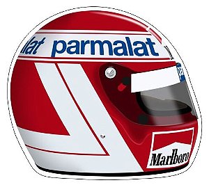 Adesivo Capacete Niki Lauda - 15cm