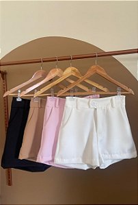 SHORT ALFAIATARIA FENCY (COM OPÇÕES DE CORES)