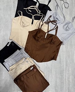 CONJUNTO FASHIONISTA (COM OPÇÕES DE CORES)