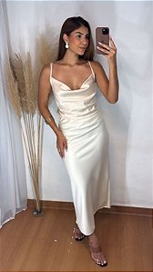 SAIA MIDI CETIM (COM OPÇÕES DE CORES)