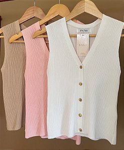 BLUSA MODAL BOTÕES ( COM OPÇÕES DE CORES)