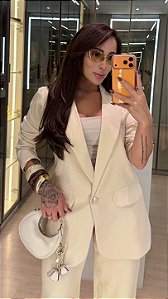 BLAZER ALONGADO VANILLA