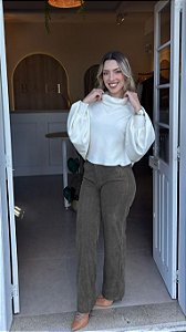 CALÇA VELUDO COTELÊ (COM OPÇÕES DE CORES)