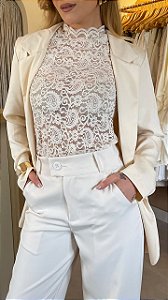 BLUSA RENDA OFF WHITE