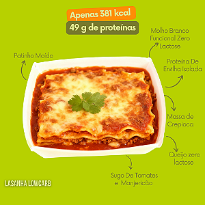Lasanha Low Carb à Bolonhesa (UNIDADE) EDIÇÃO LIMITADA