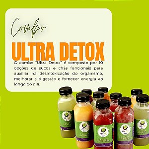 Combo ULTRA DETOX – 10 Sucos e Chás