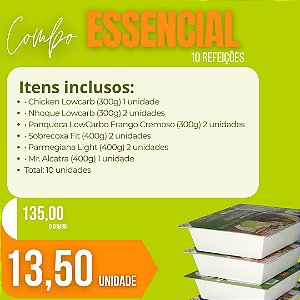 COMBO ESSENCIAL– 10 Refeições