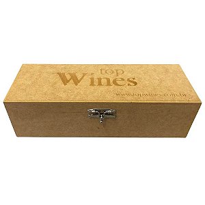 Caixa de Madeira Para Vinhos TopWines Luxo