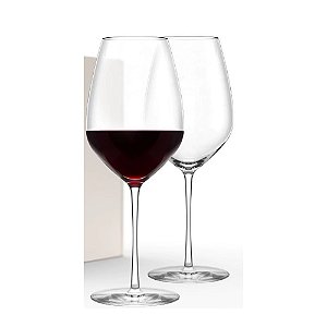 kit 02 Taças de Cristal Vinho Bordeaux 656ml - Fino