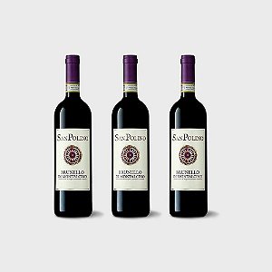 Vinho Tinto San Polino Vertical Riserva Vertical Kit 3 Unds