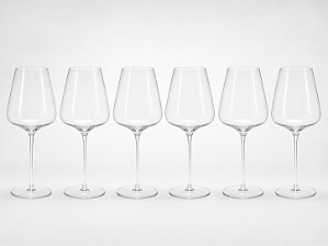 Kit 06 Taças Valen Concept Bordeaux 697ml - Ultraleve