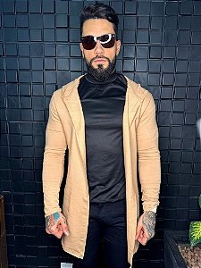 Cardigan Capuz-Capuccino