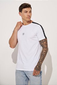 CAMISETA BRANCA BÁSICA-BORDADO