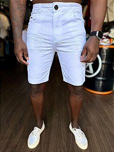 BERMUDA BRANCA JEANS-CODI