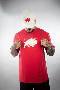 CAMISETA OVERSIZED-VERMELHA-EFFEL