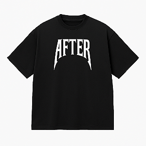 CAMISETA AFTER OVERSIZED PRETA  PREMIUM
