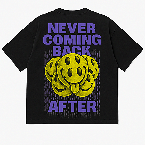 CAMISETA AFTER OVERSIZED SMILE PRETA PREMIUM