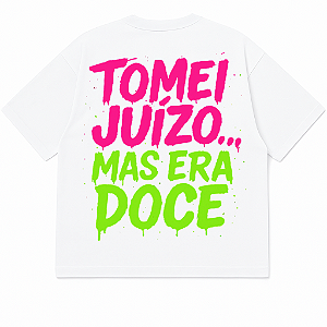 CAMISETA OVERSIZED BRANCA JUÍZO  PREMIUM