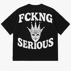 CAMISETA OVERSIZED PRETA FCKNG SERIOUS