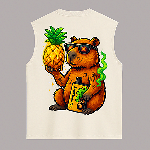 REGATA OVERSIZED CAPIVARA X ABACAXI